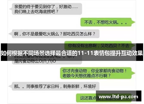 如何根据不同场景选择最合适的11-11表情包提升互动效果